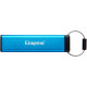 Флеш пам'ять USB Kingston 128 GB USB3.2 IronKey Keypad Blue (IKKP200C/128GB)