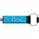 Флеш пам'ять USB Kingston 128 GB USB3.2 IronKey Keypad Blue (IKKP200C/128GB)