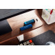 Флеш пам'ять USB Kingston 128 GB USB3.2 IronKey Keypad Blue (IKKP200C/128GB)