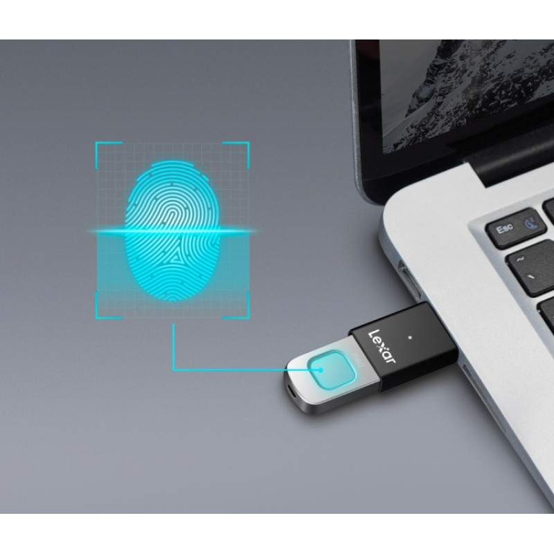 Lexar JumpDrive Fingerprint F35 Pro (LJDF35P064G-RNBNG)