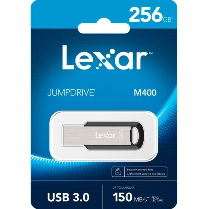 Флеш память USB Lexar 256 GB JumpDrive M400 USB3.0 (LJDM400256G-BNBNG)