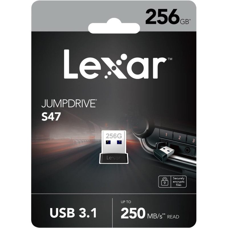 Флеш память USB Lexar 256 GB JumpDrive S47 (LJDS47-256ABBK)