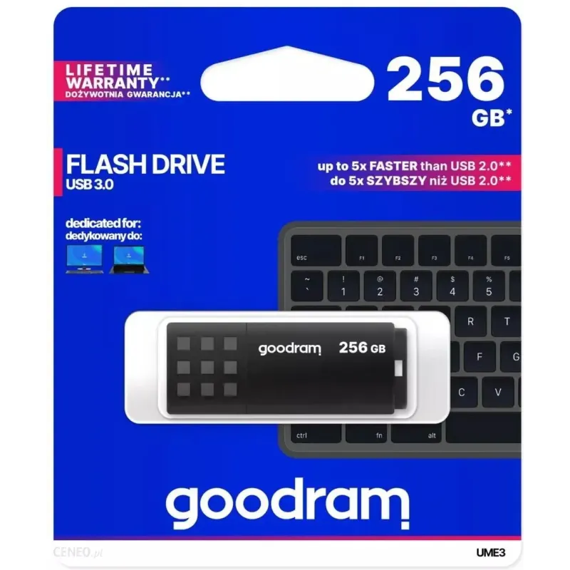 Флеш пам'ять USB GOODRAM 256 GB UME3 Black (UME3-2560K0R11)