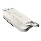 Флеш память USB SanDisk 128 GB Ultra Luxe USB-C3.2 (SDCZ75-128G-G46)