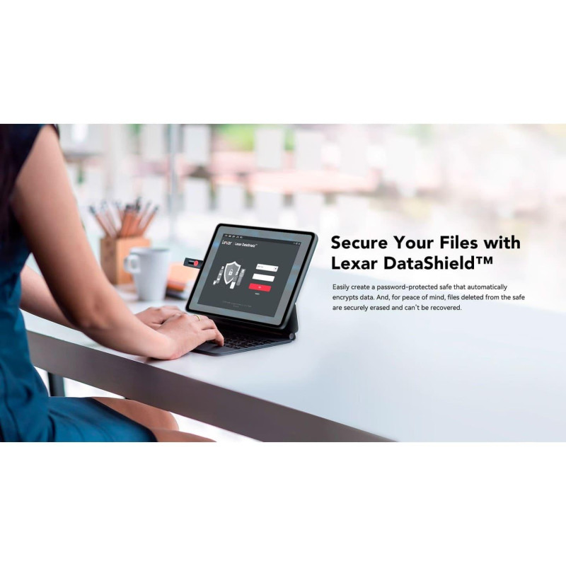 Lexar 256 GB JumpDrive Dual Drive D300 (LJDD300256G-BNBNG)