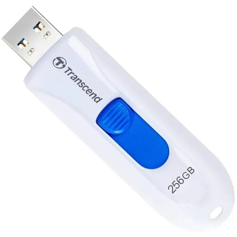 Флеш память USB Transcend 256 GB JetFlash 790 USB 3.1 White (TS256GJF790W)