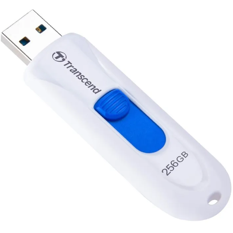 Флеш пам'ять USB Transcend 256 GB JetFlash 790 USB 3.1 White (TS256GJF790W)
