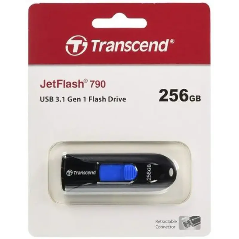 Флеш память USB Transcend 256 GB JetFlash 790 TS256GJF790K
