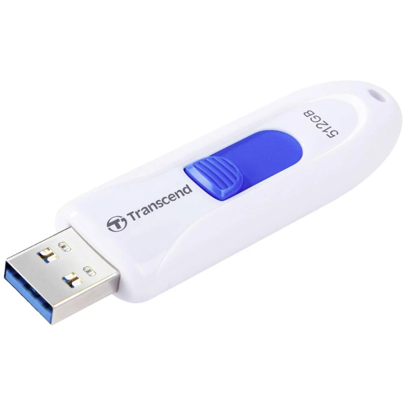 Флеш пам'ять USB Transcend 512GB JetFlash 790 White USB 3.1 (TS512GJF790W)