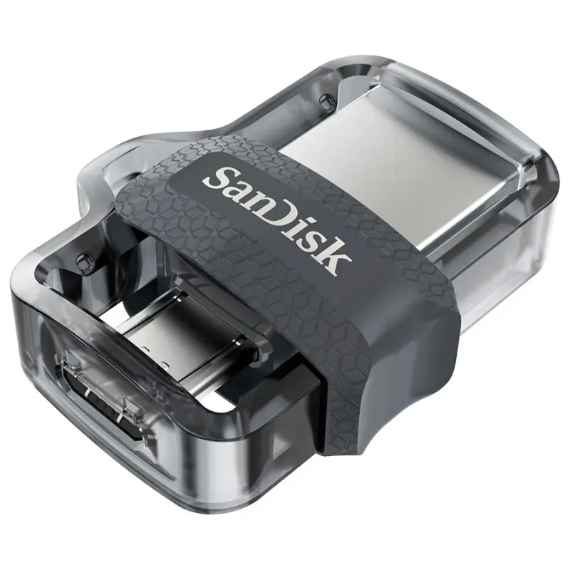 Флеш память USB SanDisk 64 GB USB Ultra Dual OTG USB 3.0 Black (SDDD3-064G-G46)