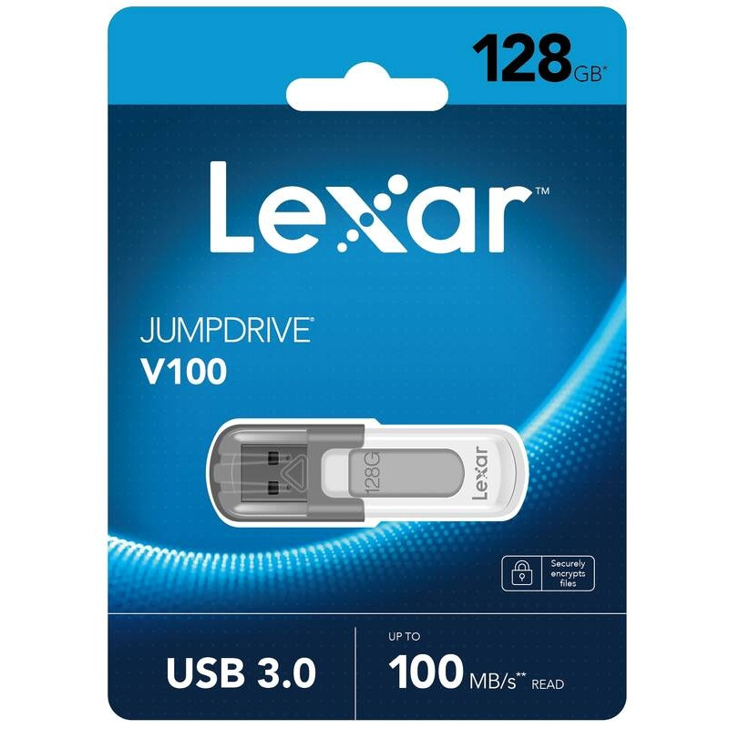 Флеш память USB Lexar 128 GB V100 (LJDV100-128ABGY)