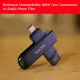 Флеш память USB SanDisk 128 GB Phone Drive Lightning/USB-C3.2 Metallic Sky (SDIXD0N-128G-GN6NE)