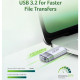 Флеш пам'ять USB Acer 128 GB UT300 Dual Drive USB-C & USB-A (UT300-128GB)