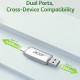 Флеш пам'ять USB Acer 128 GB UT300 Dual Drive USB-C & USB-A (UT300-128GB)