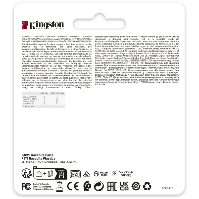 Флеш пам'ять USB Kingston 512 GB DataTraveler SE9 Gen 3 Gold (DTSE9G3/512GB)
