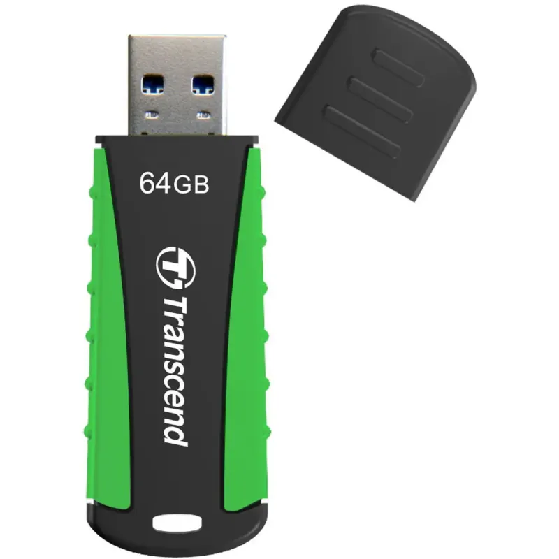 Флеш память USB Transcend 256 GB JetFlash 810 Rugged Black/Green (TS256GJF810)