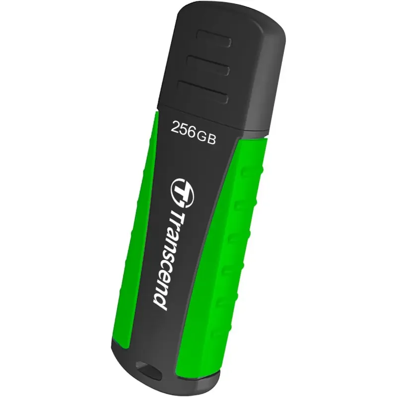 Флеш память USB Transcend 256 GB JetFlash 810 Rugged Black/Green (TS256GJF810)