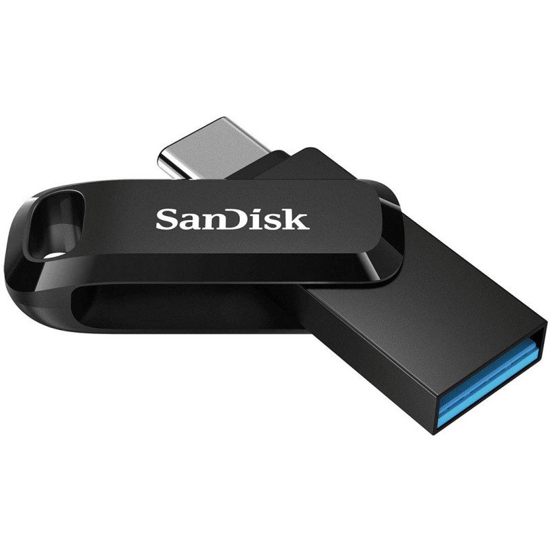 Флеш память USB SanDisk 256 GB Ultra Dual Drive Go USB 3.0/Type-C Black (SDDDC3-256G-G46)