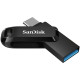 Флеш память USB SanDisk 256 GB Ultra Dual Drive Go USB 3.0/Type-C Black (SDDDC3-256G-G46)