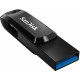 Флеш память USB SanDisk 256 GB Ultra Dual Drive Go USB 3.0/Type-C Black (SDDDC3-256G-G46)