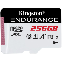 Карта памяти Kingston 256 GB microSDXC High Endurance UHS-I A1 Class 10 (SDCE/256GB)