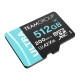TEAM 512 GB MicroSDXC Ultra UHS-I U3 Class 10 + SD-адаптер (TULMSDX512GIA2V3022503)