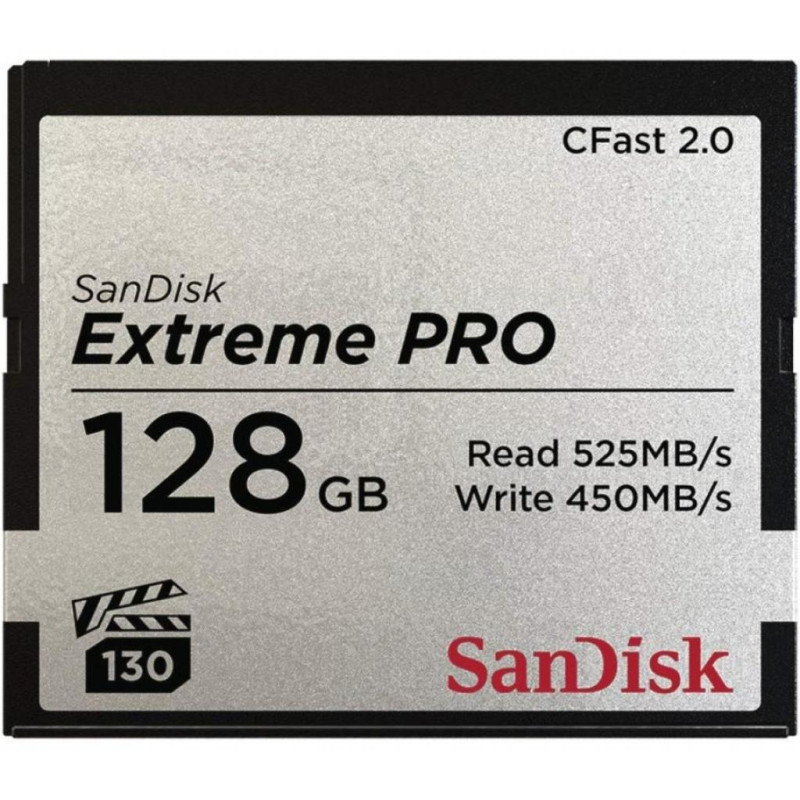Карта памяти SanDisk 128 GB Extreme Pro CFast 2.0 SDCFSP-128G-G46D