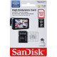 SanDisk 512 GB microSDXC High Endurance UHS-I U3 V30 + SD adapter (SDSQQNR-512G-GN6IA)