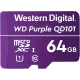 Карта пам'яті WD 64 GB microSDXC UHS-I Class 10 Purple QD101 WDD064G1P0C