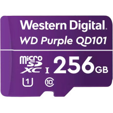 WD 256 GB microSDXC UHS-I Class 10 Purple QD101 WDD256G1P0C