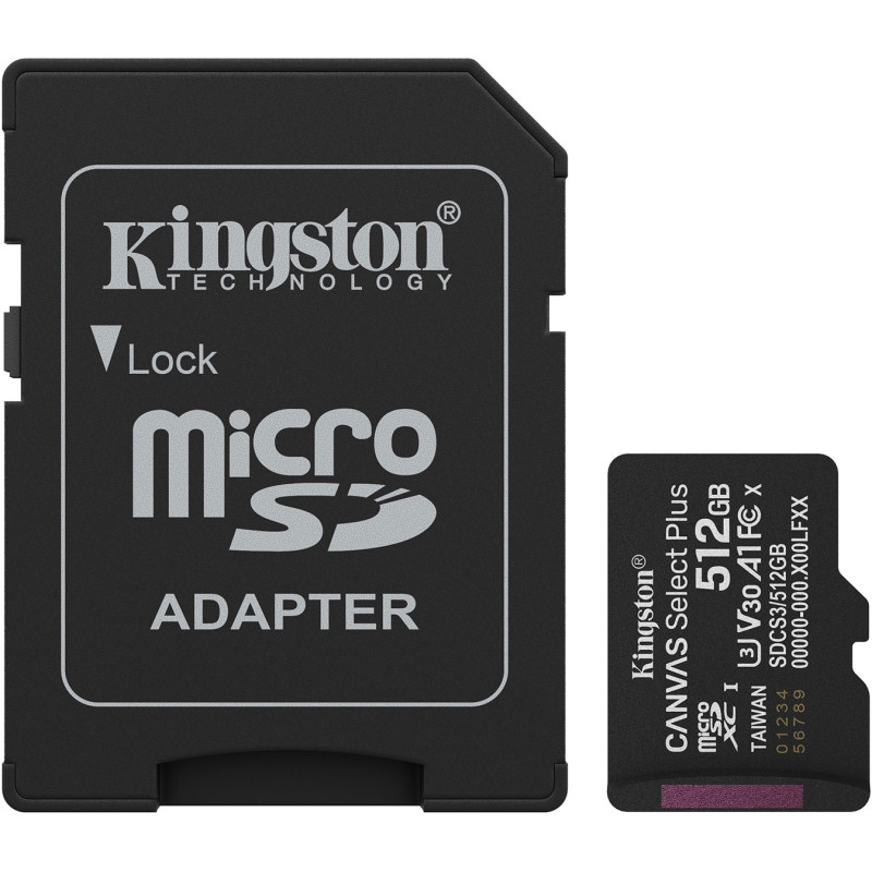 Карта памяти KINGSTON SDCS3/512GB