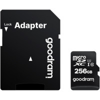 Карта пам'яті GOODRAM 256 GB microSDXC class 10 UHS-I + SD Adapter M1AA-2560R12