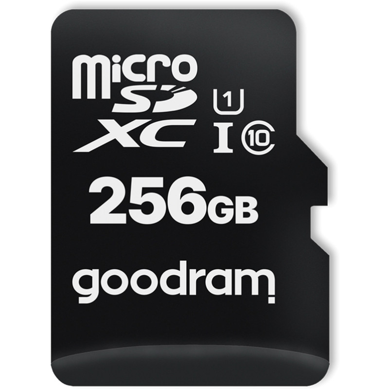 Карта пам'яті GOODRAM 256 GB microSDXC class 10 UHS-I + SD Adapter M1AA-2560R12