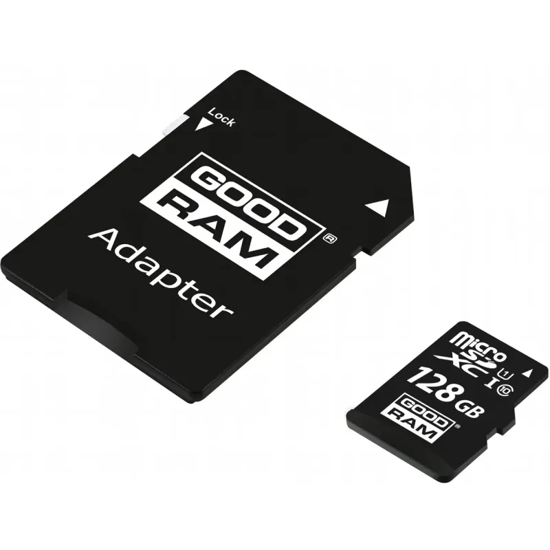 Карта пам'яті GOODRAM 128 GB microSDXC class 10 UHS-I + SD Adapter M1AA-1280R12
