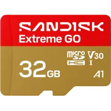 Карта памяти SanDisk Extreme GO A1 32Gb class 10 V30 (R100MB/s,W60MB/s) (SDSQXGN-032G-GN6MN)