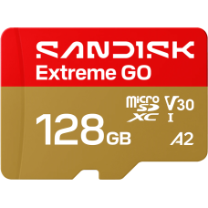 Карта пам'яті SANDISK Extreme GO SDXC 128GB UHS-I V30 A2 (SDSQXGN-128G-GN6MN)