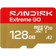 Карта памяти SANDISK Extreme GO SDXC 128GB UHS-I V30 A2 (SDSQXGN-128G-GN6MN)