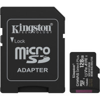 Карта памяти Kingston 128 GB microSDXC Canvas Select Plus Gen3 + SD-Adapter SDCS3/128GB