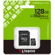 Карта памяти Kingston 128 GB microSDXC Canvas Select Plus Gen3 + SD-Adapter SDCS3/128GB