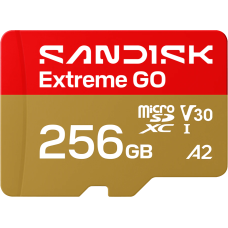 Карта пам'яті SanDisk Extreme GO UHS-I U3 V30 A2 Micro SDXC 256GB (SDSQXGN-256G-GN6MN)