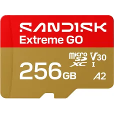Карта памяти SanDisk Extreme GO UHS-I U3 V30 A2 Micro SDXC 256GB (SDSQXGN-256G-GN6MN)