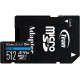 TEAM 512 GB microSDXC UHS-I (U3) V30 A1Team Elite + SD-адаптер TEAUSDX512GIV30A103