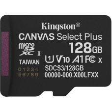 Карта пам'яті Kingston 128 GB micSDXC Canvas Select Plus Gen3 SDCS3/128GBSP