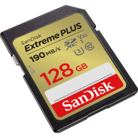 Карта пам'яті SanDisk 128 GB SDXC UHS-I U3 V30 Class 10 Extreme Plus (SDSDXWA-128G-GNCIN)