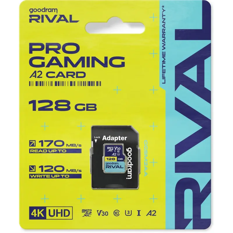 Карта пам'яті GOODRAM 128 GB microSDXC Rival (GGSM2AA-1280R12)