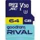 Карта пам'яті GOODRAM 64 GB microSDXC Rival (GGSM3AA-0640R12)