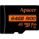 Карта пам'яті Apacer 64GB microSD class 10 UHS-I U3 (AP64GMCSX10U8-R)
