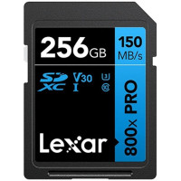 Карта памяти Lexar 256 GB SDXC High Performance 800x Pro UHS-I U3 V30 Class 10 (LSD0800P256G-BNNNG)