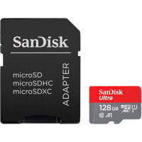 Карта пам'яті SanDisk 128 GB microSDXC UHS-I U1 A1 Class 10 Ultra (SDSQUAB-128G-GN6IA)