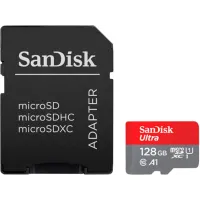 Карта пам'яті SanDisk 128 GB microSDXC UHS-I U1 A1 Class 10 Ultra (SDSQUAB-128G-GN6IA)